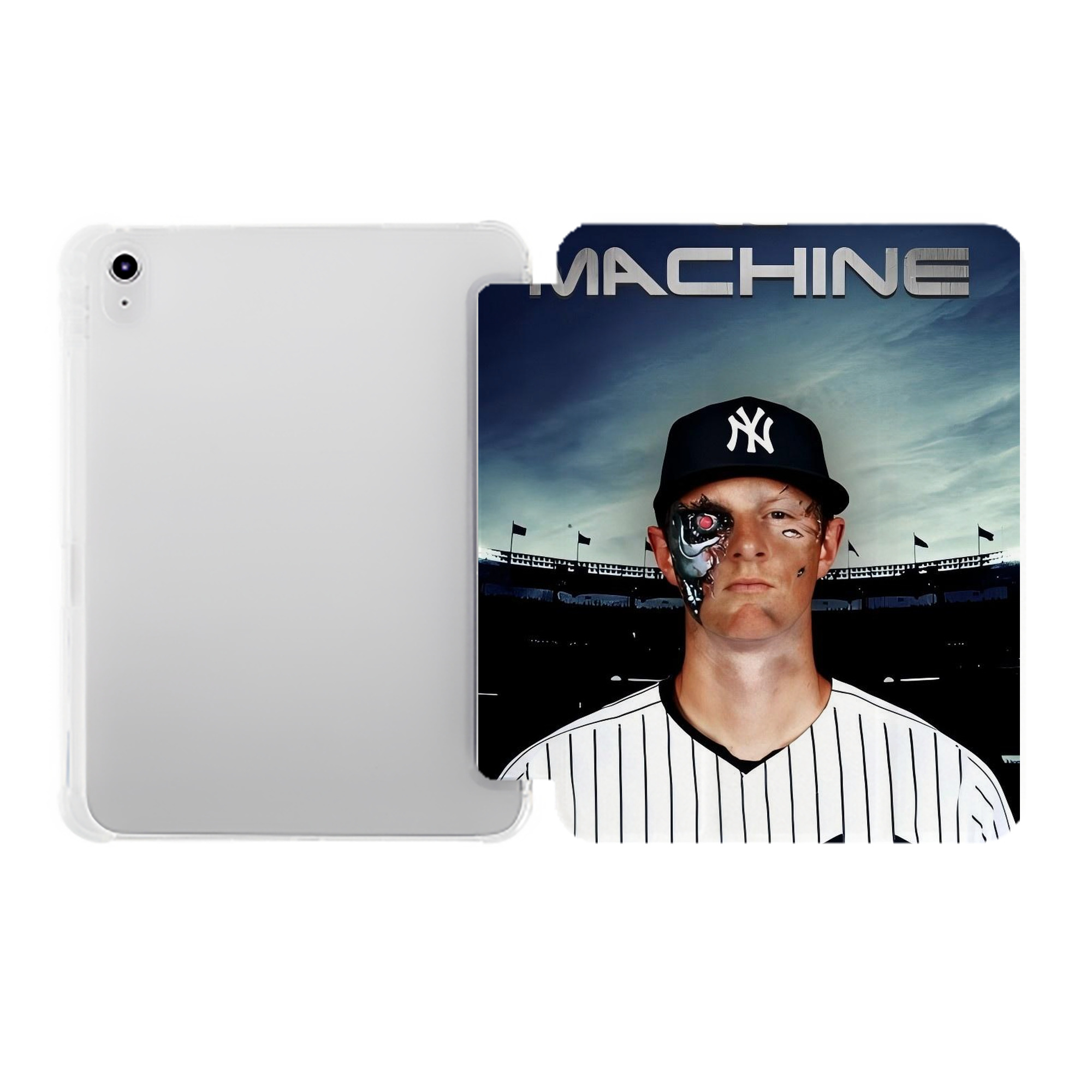 DJ Lemahieu 17 Premium Tri-Fold PU Leather & Silicone IPad Case With Pencil Slot – Fits 9.5,10.5,10.9 – Adjustable Stand, Slim, Protective